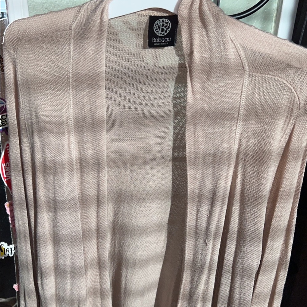 womens tan cardigan size small